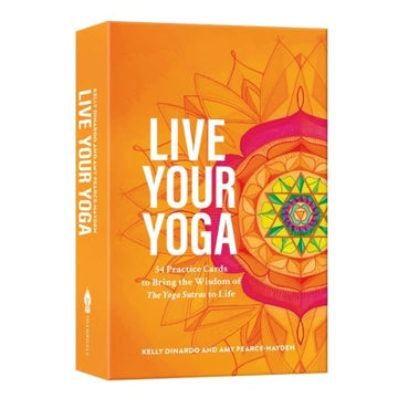 Live your Yoga Card deck box
